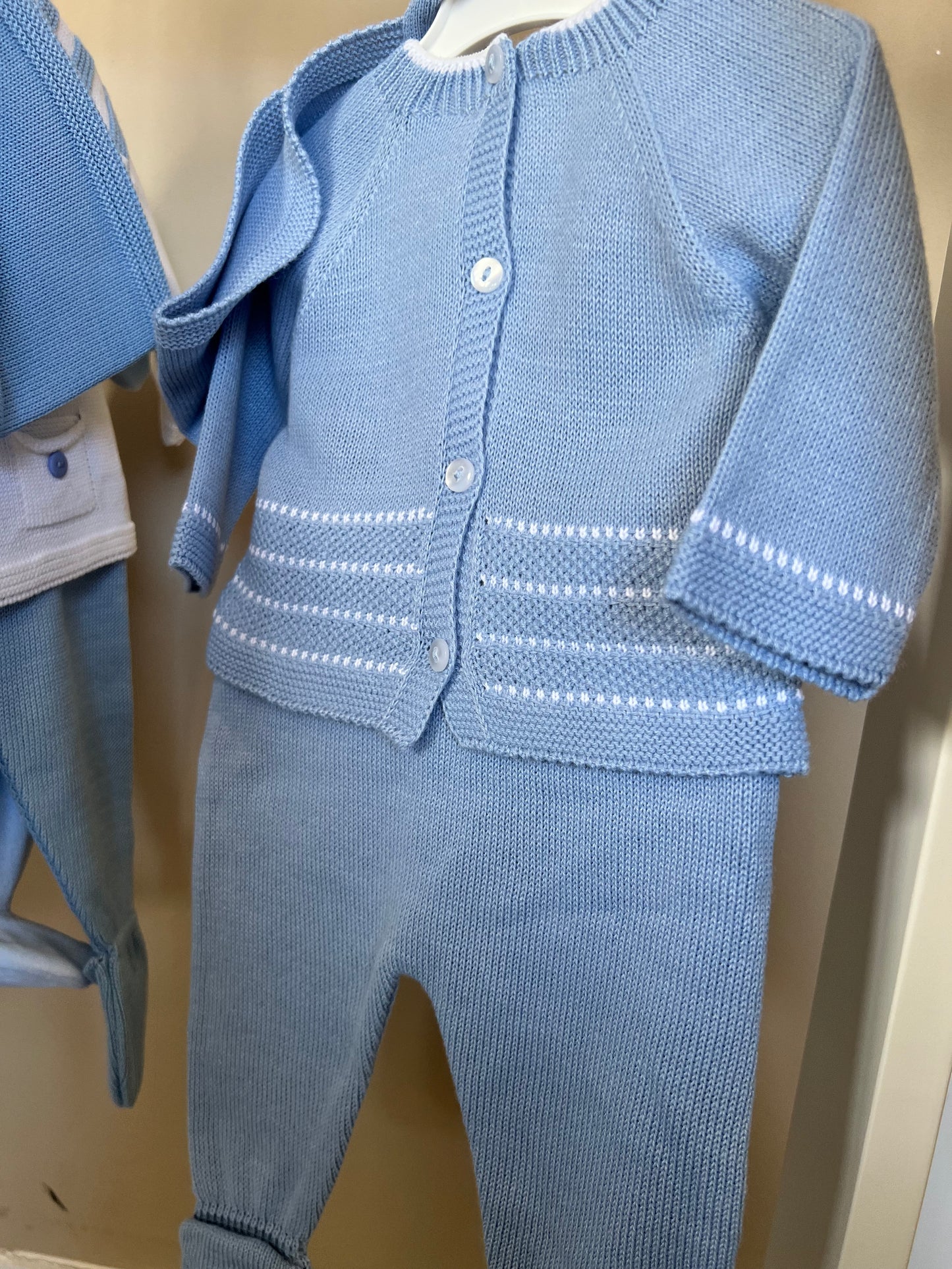 Ciaran Suit Dusky Blue - Baby Boys 3 piece set