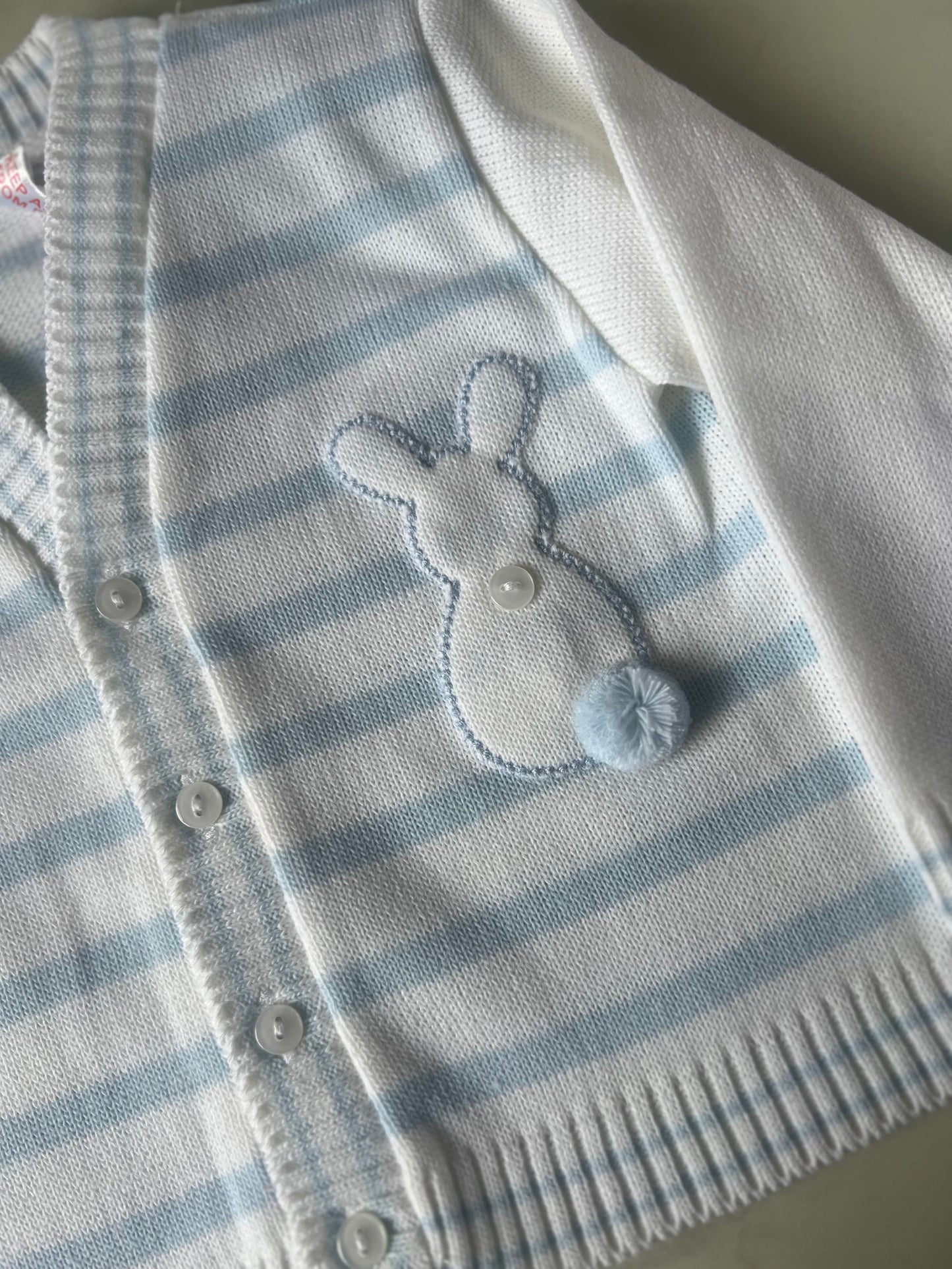 Baby boy bunny cardigan