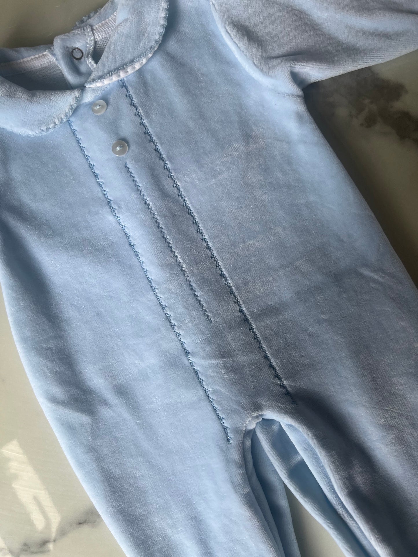 Classic velour Sleepsuit