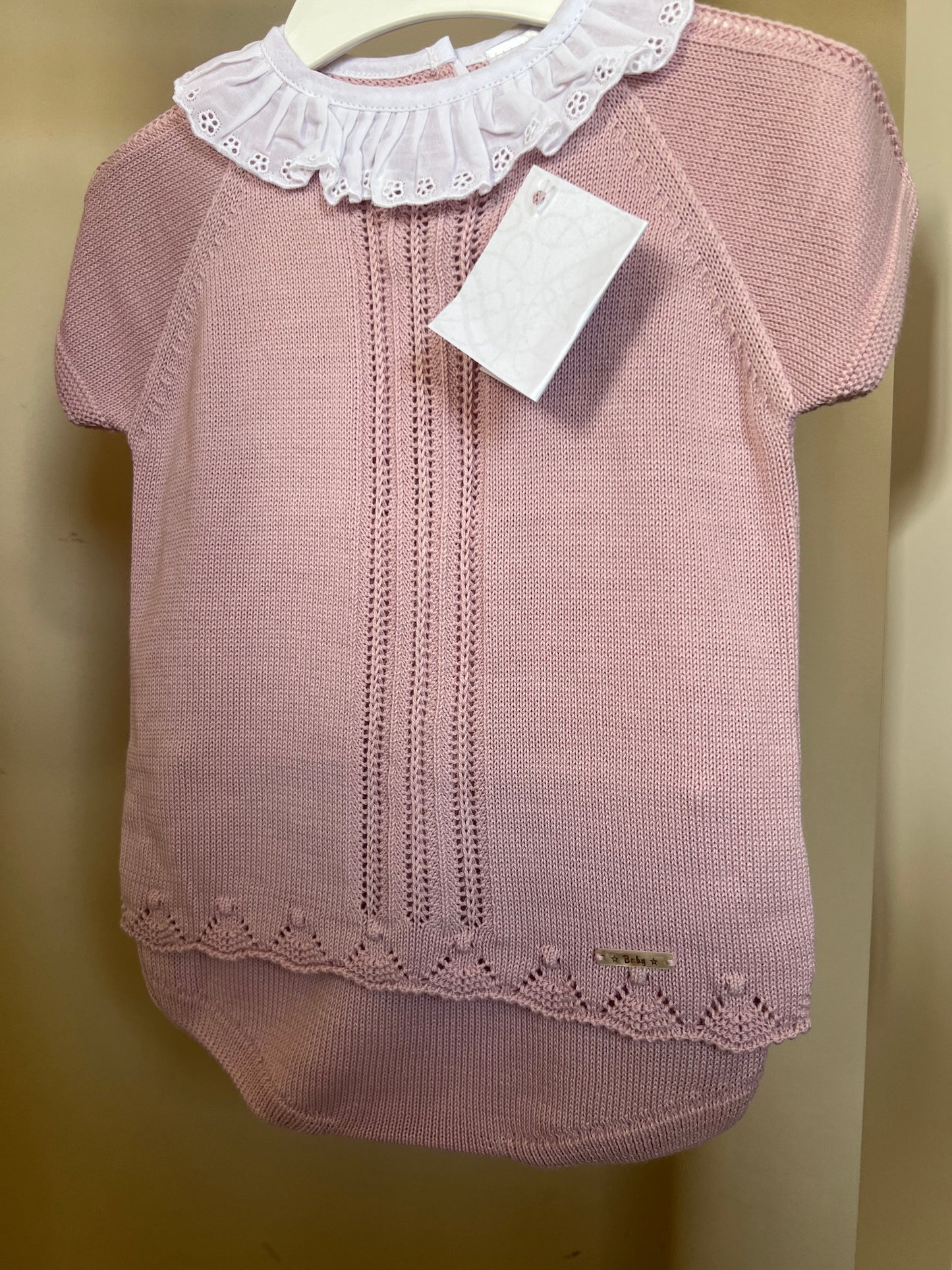 Juliet Pants Suit with frill collar detailing
