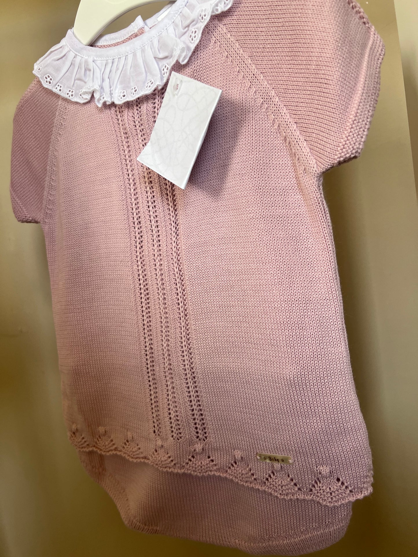 Juliet Pants Suit with frill collar detailing