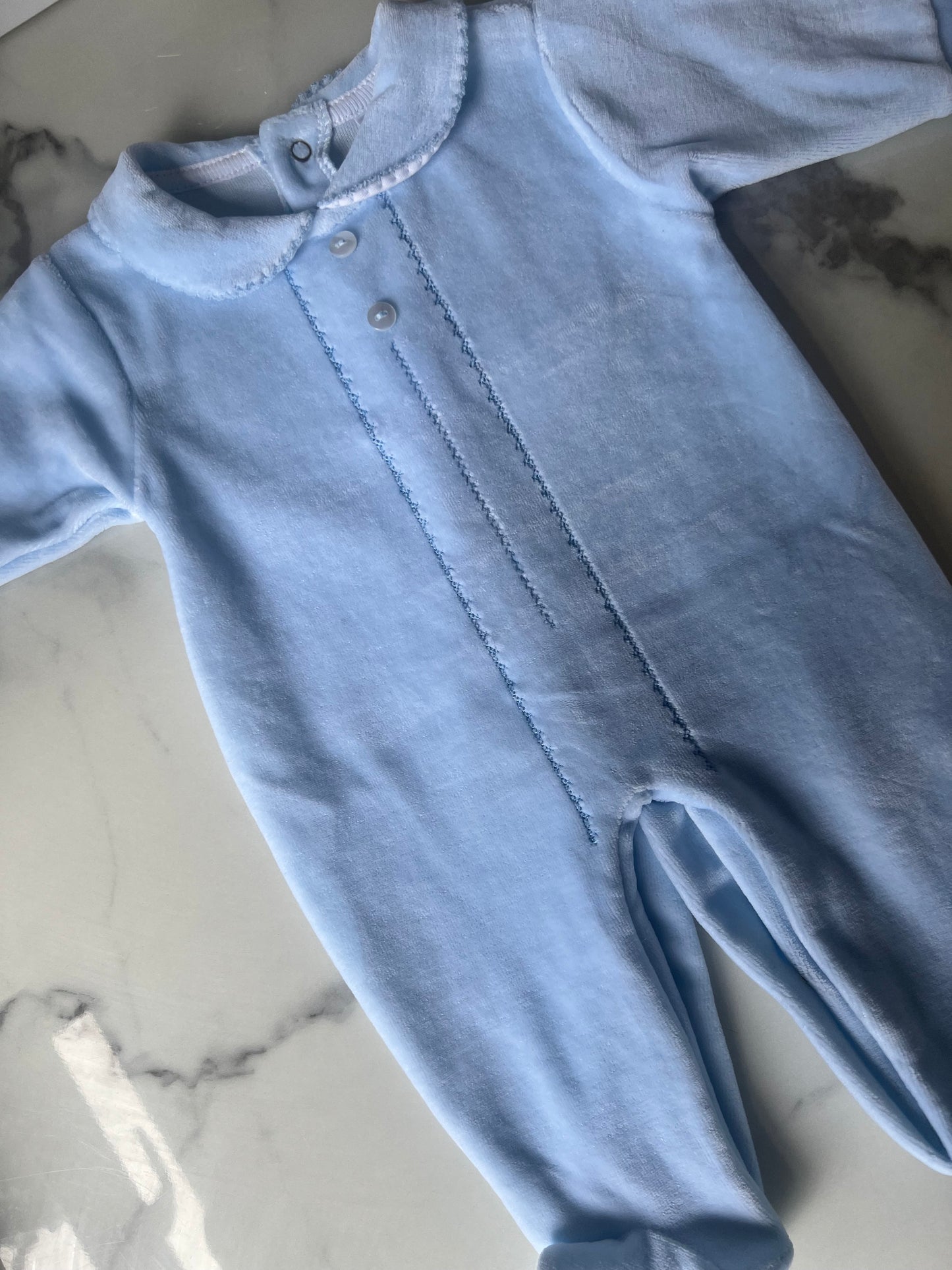 Classic velour Sleepsuit