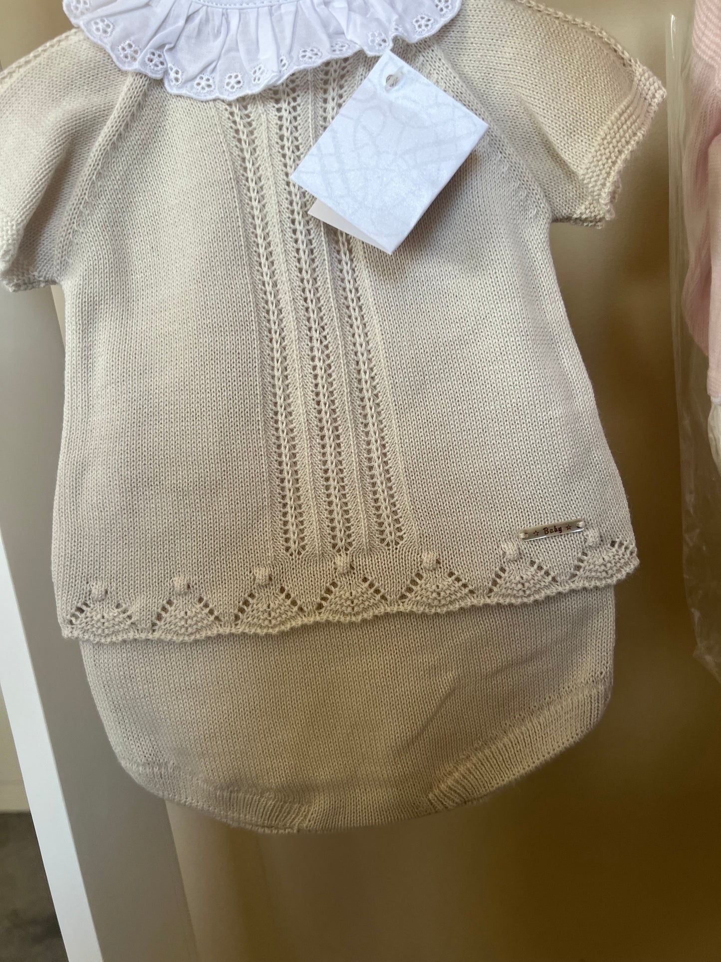 Juliet Pants Suit with frill collar detailing