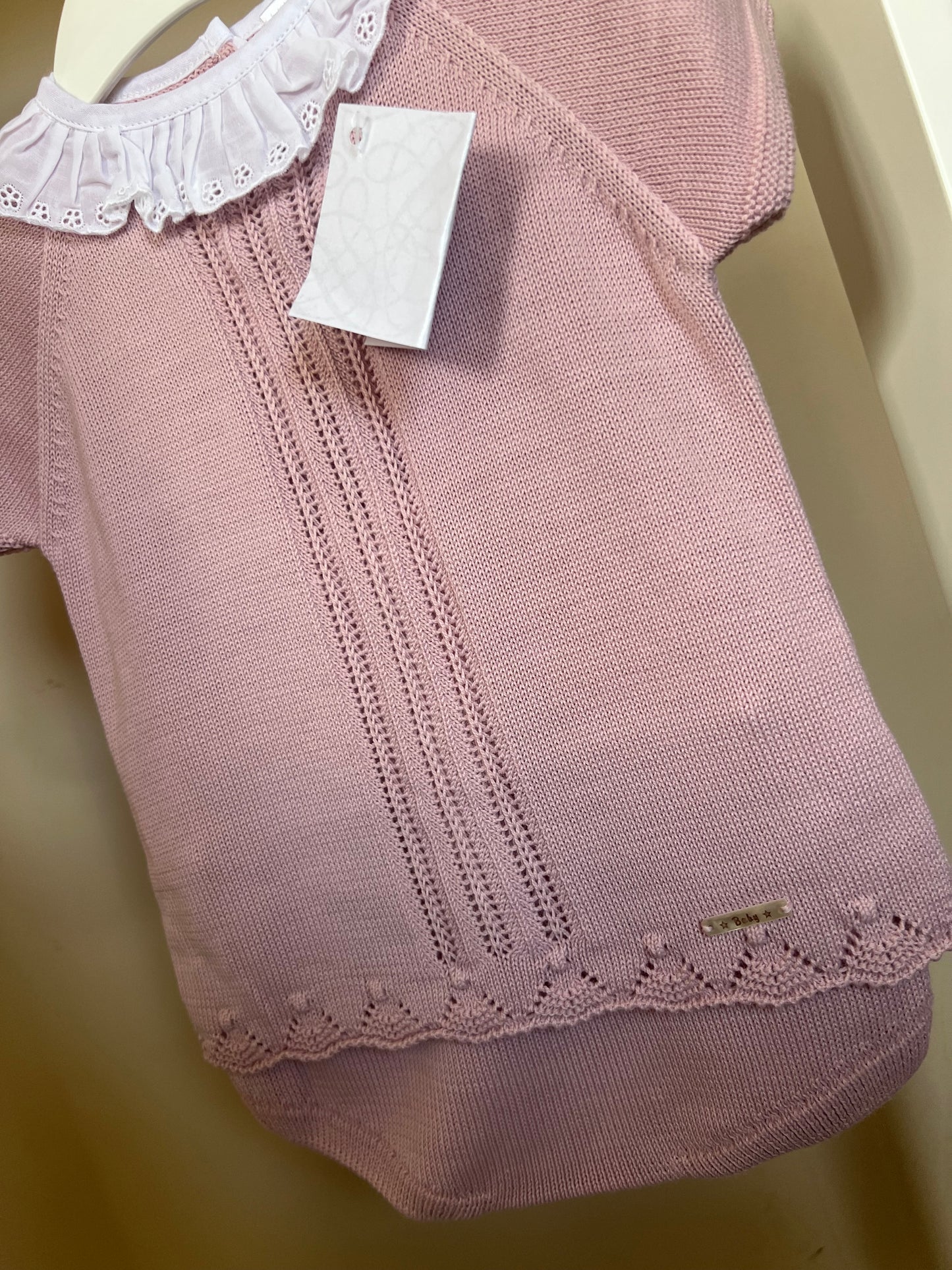 Juliet Pants Suit with frill collar detailing
